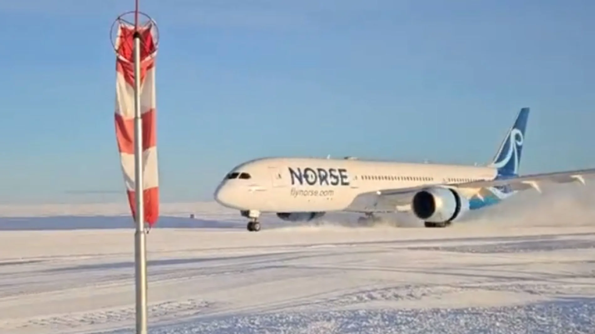 El avión de Norse Atlantic Airways era un Boeing 787 Dreamliner
