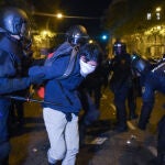 MADRID.-Sucesos.- Seis detenidos en las protestas de este sábado en Ferraz contra la amnistía