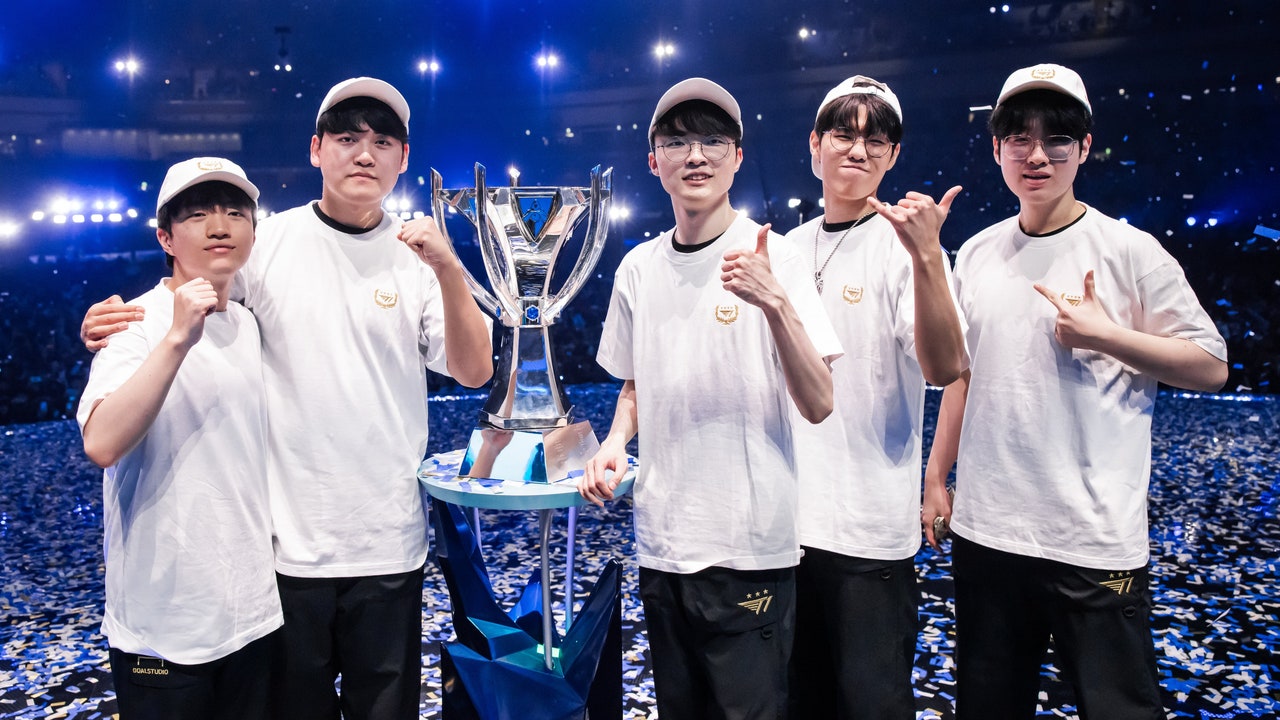 T1 is proclaimed champion of the 2023 Worlds