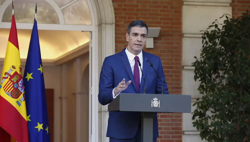 El presidente del Gobierno, Pedro Sánchez