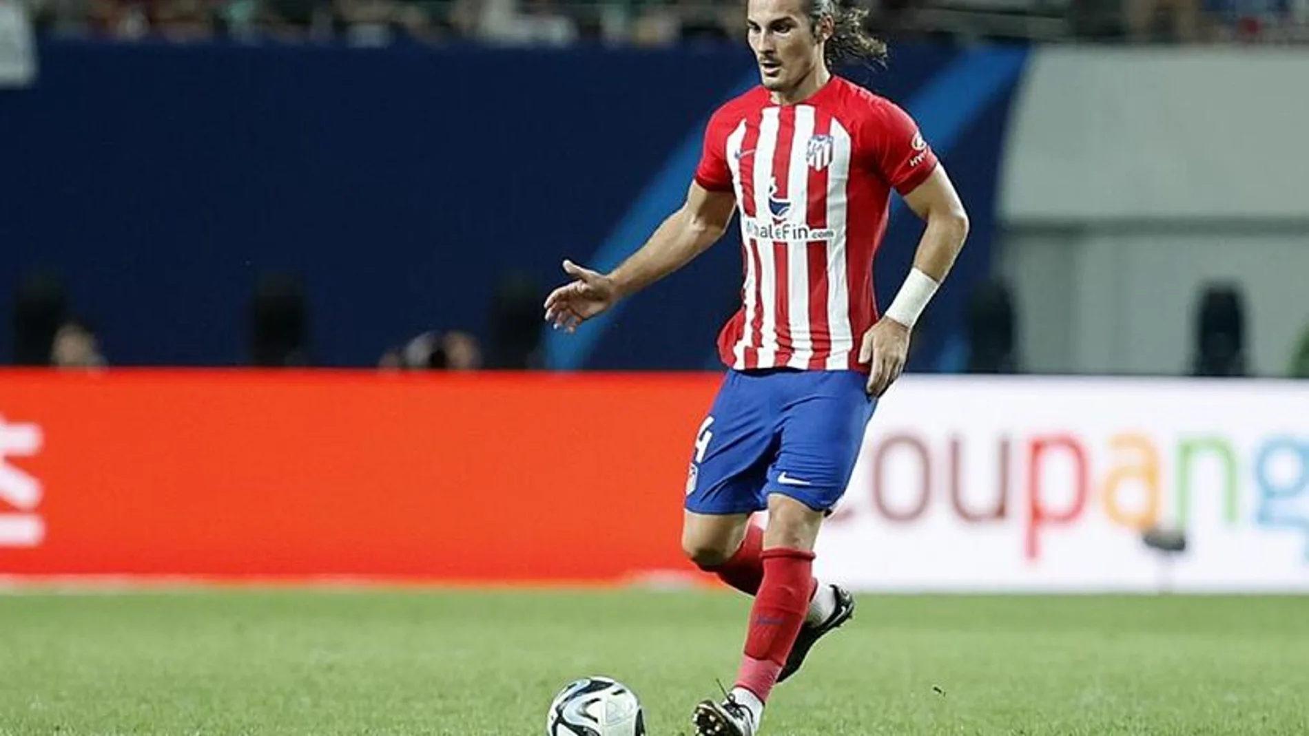 Caglar Soyüncü con el Atlético de Madrid
