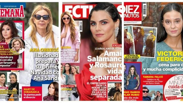 Portadas de las revistas del corazón 22 noviembre 2023