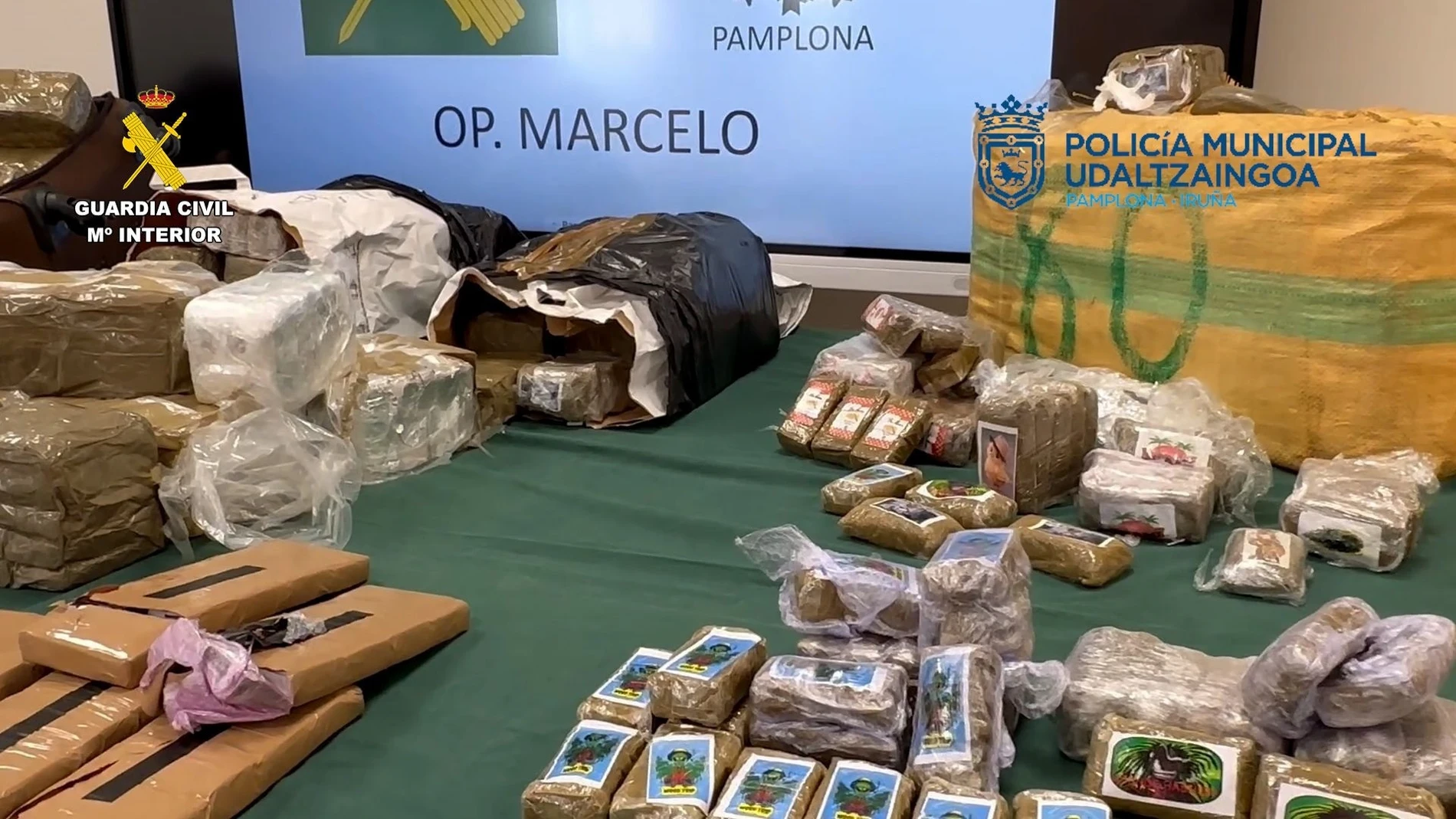 Desmantelado un grupo criminal que trasladaba droga desde Murcia a Navarra