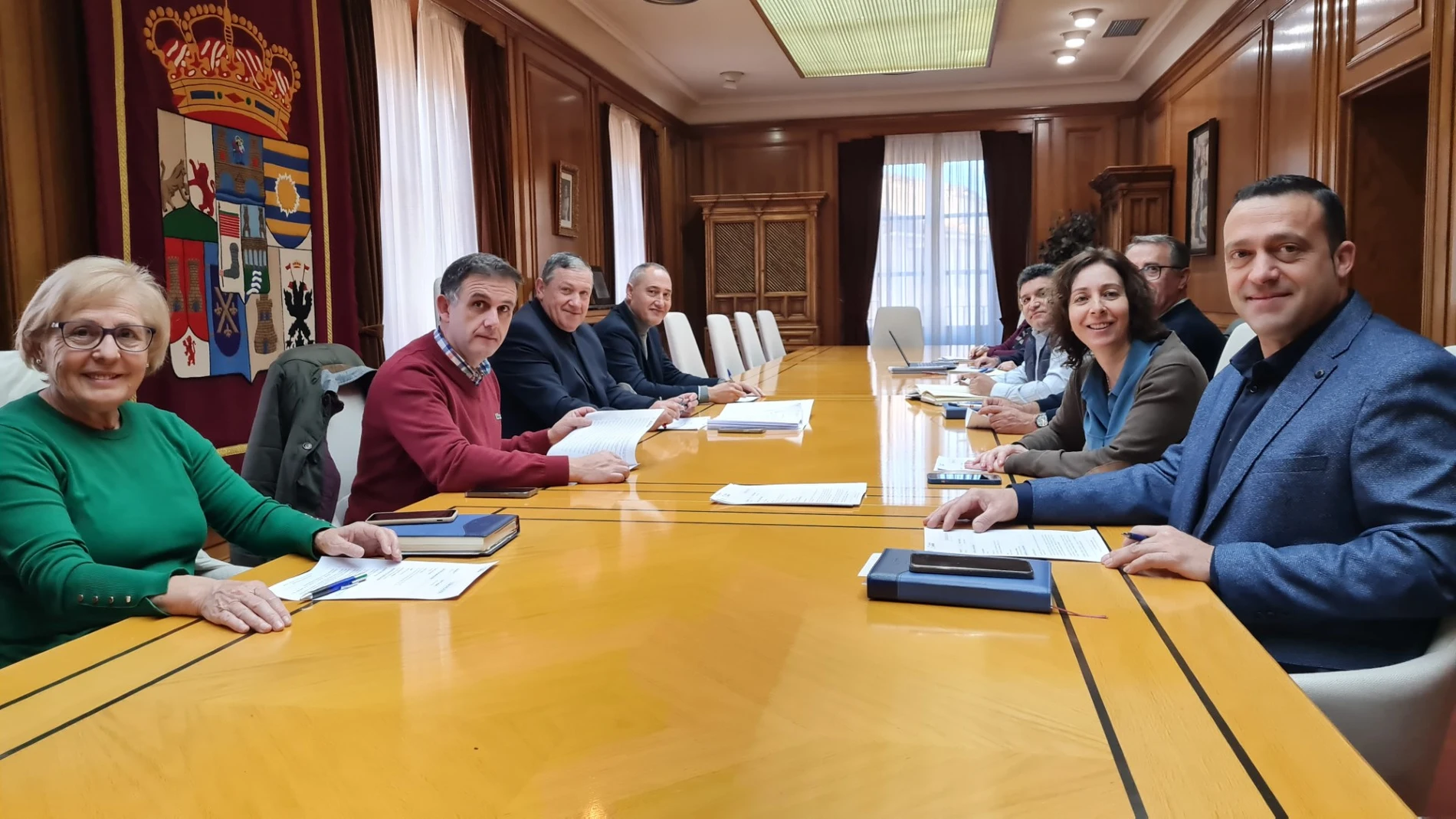 Junta de Gobierno de la Diputación de Zamora, presidida por Javier Faúndez