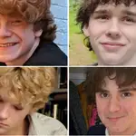 Wilf Fitchett, Hugo Morris, Harvey Owen y Jevon Hirst, los cuatro adolescentes fallecidos en el accidente