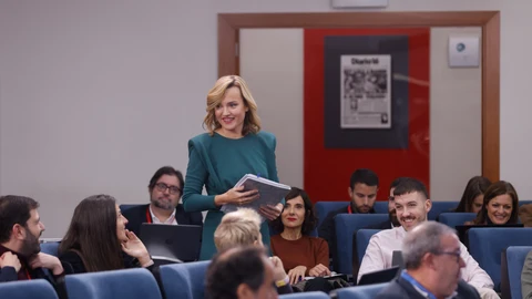 Rueda de prensa de la portavoz del gobierno Pilar Alegría tras la rueda de prensa posterior al consejo de mini