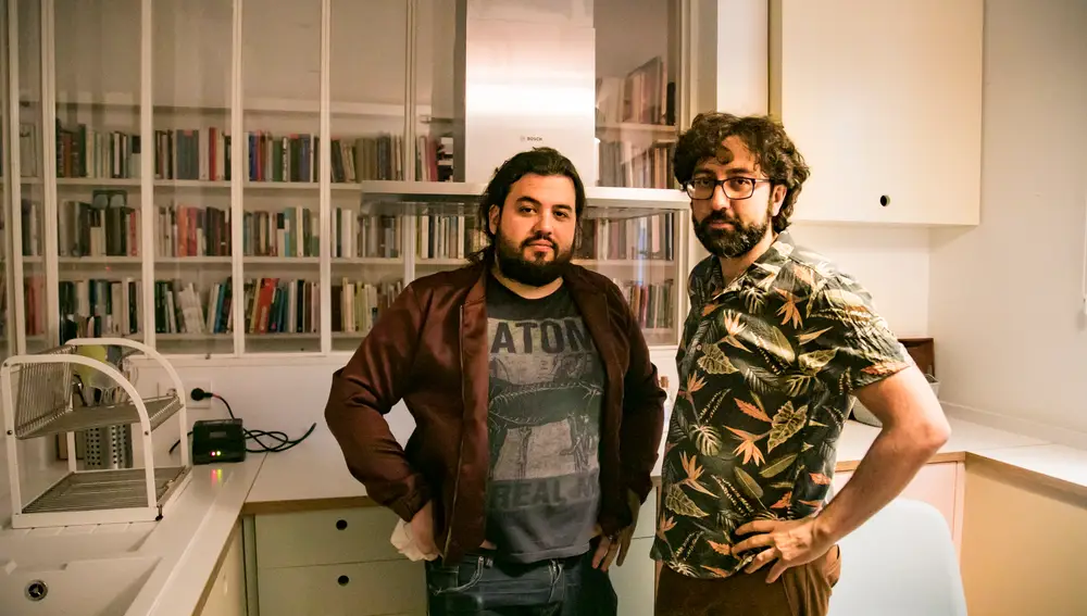 López (izda.) y Romero, director de &quot;Anticlímax&quot;