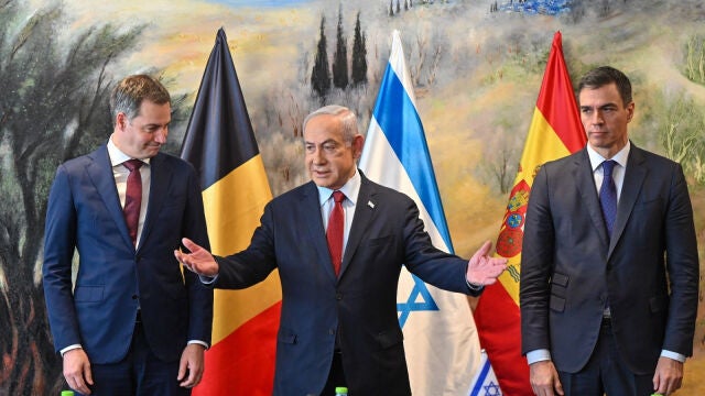 Sánchez se reúne con Netanyahu en Jerusalén