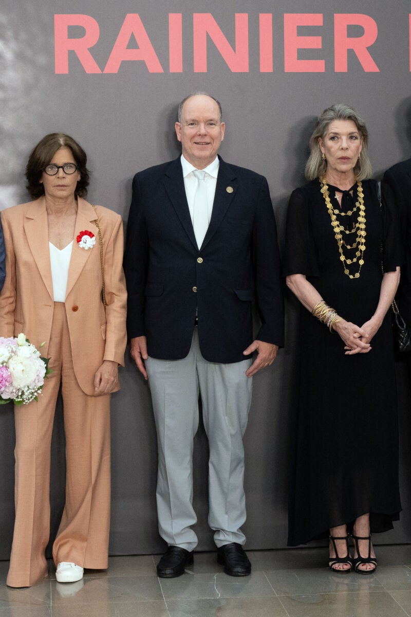 Carolina, Alberto y Estefanía de Mónaco