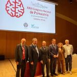 García-Cruces y García Carbayo en el Congreso de Psiquiatría de Salamanca