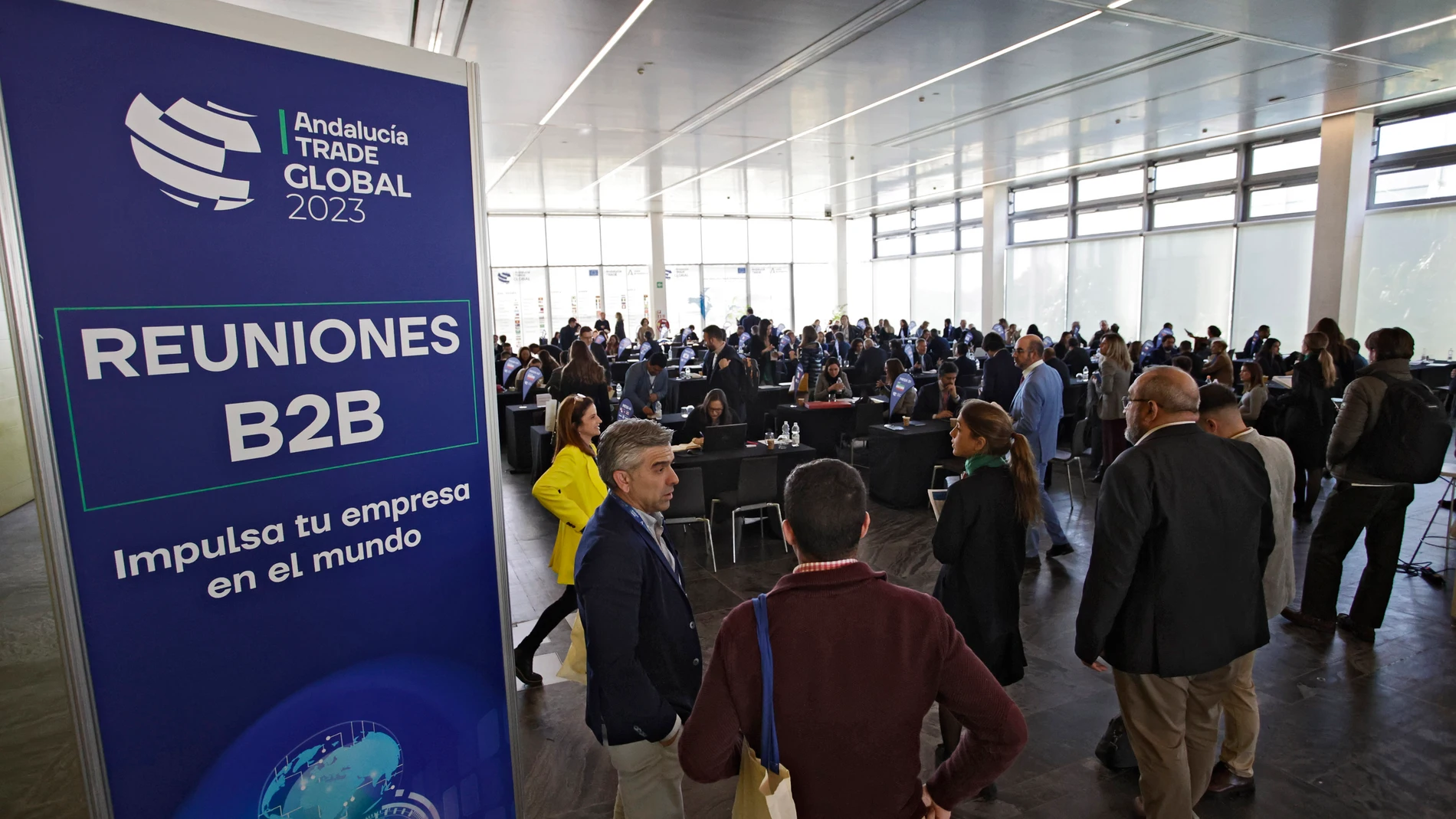 Los asistentes durante la jornada de Andalucía Trade Global 2023