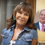 María Ángeles Grajal con el Rey Juan Carlos