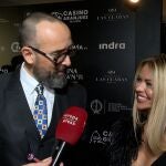 Risto Mejide y su novia, Natalia Almarcha, juntos en los Premios Antena de Oro