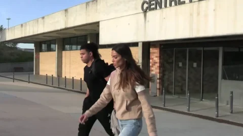 Joana Sanz en una de sus visitas a la cárcel