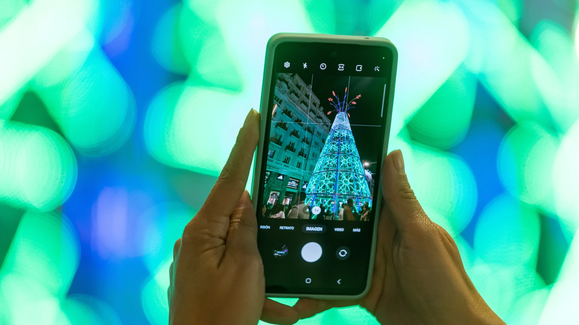 Gran vía el primer de semana tras el encendido de luces de navidad @Gonzalo Pérez Mata