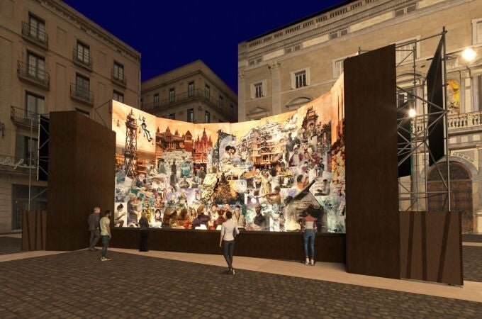 Barcelona inaugurará el viernes un gran belén contemporáneo pero con personajes tradicionales