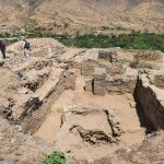 Fotografía sin fecha difundida por el Ministerio de Cultura de Perú de un asentamiento arqueológico descubierto en la región de Cajamarca, en el norte de Perú