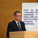 El consejero de Agricultura y Ganadería, Gerardo Dueñas, presenta el plan