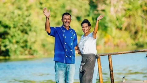 David Peregrina y su mujer, Érica da Silva, en una de sus últimas instantáneas
