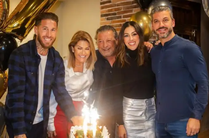 Sergio Ramos celebra el cumpleaños de su madre sin Pilar Rubio