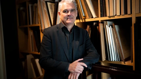 Artur Ramon fotografiado ayer en Barcelona