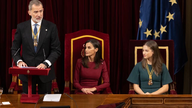 Discurso de Felipe VI durante la Solemne Sesión de Apertura de las Cortes Generales 