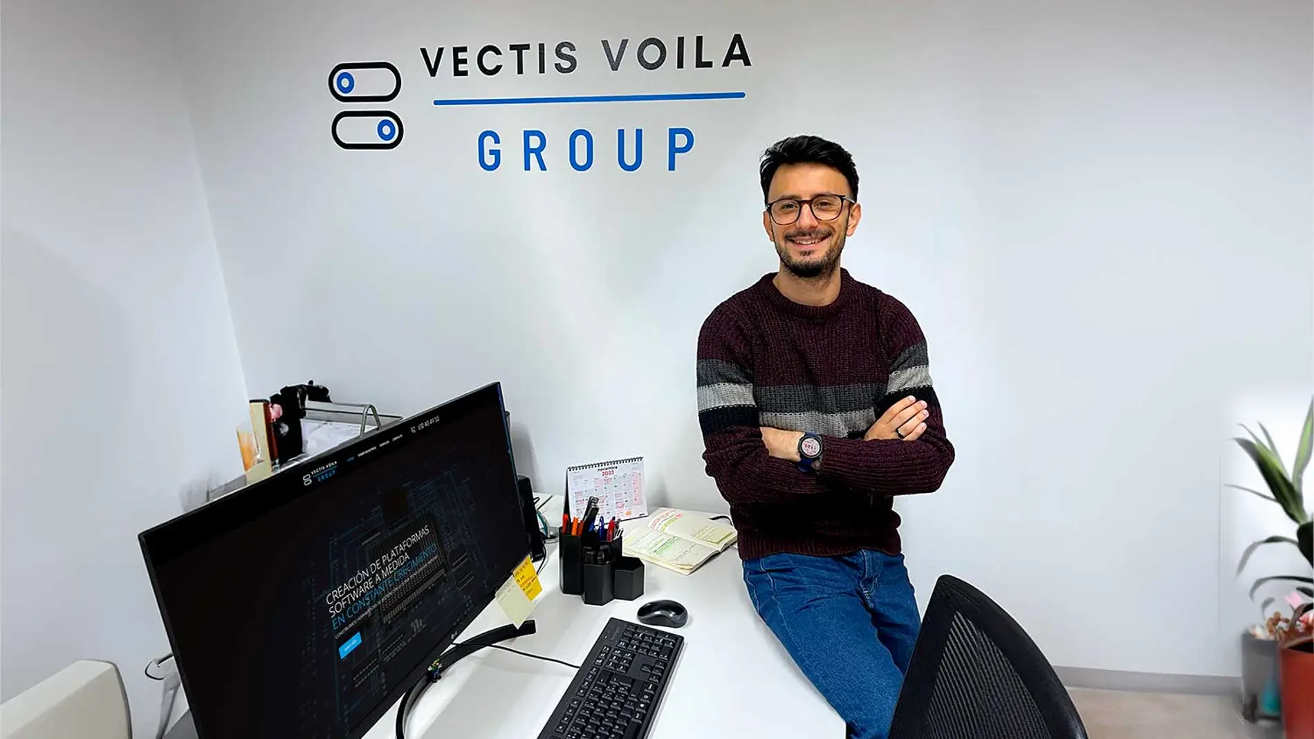 Màrius Páez, del Departamento de Logística de Vectis Voila Group, es un ejemplo de la apuesta del grupo por el talento joven