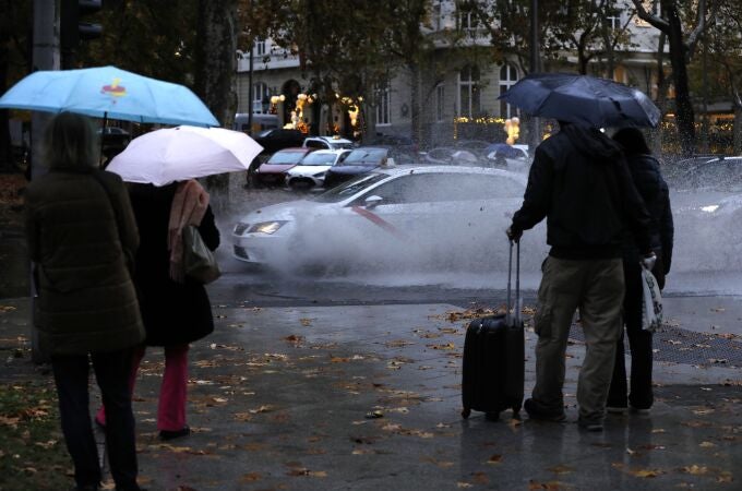 Fuertes lluvias en Madrid. © Jesús G. Feria.