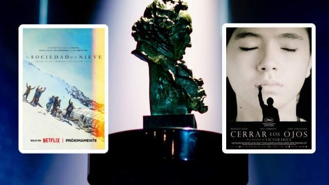 Premios Goya: "La sociedad de la nieve" y "Cerrar los ojos" lideran las nominaciones