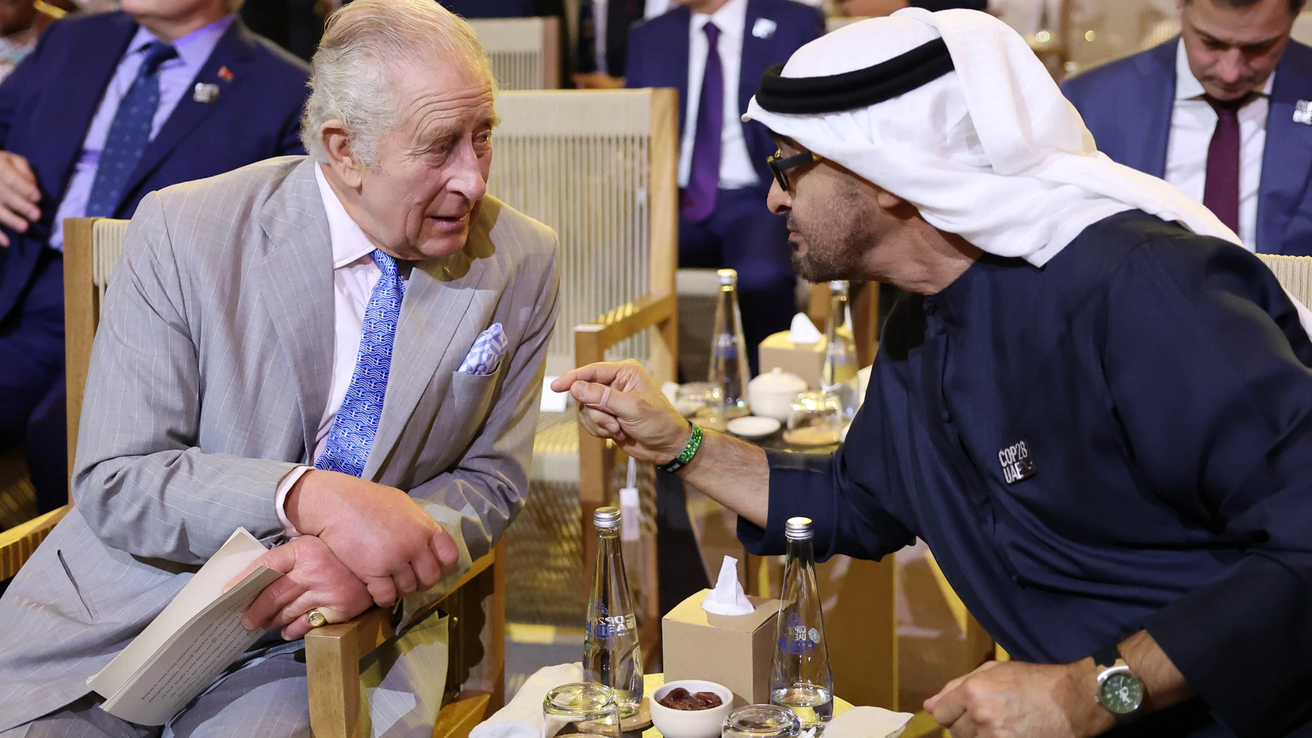 Carlos III, hoy, en Dubái, donde se celebra la COP28