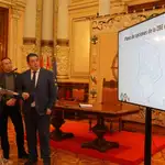 Alberto Gutiérrez y Víctor Martín presentan la zona de bajas emisiones