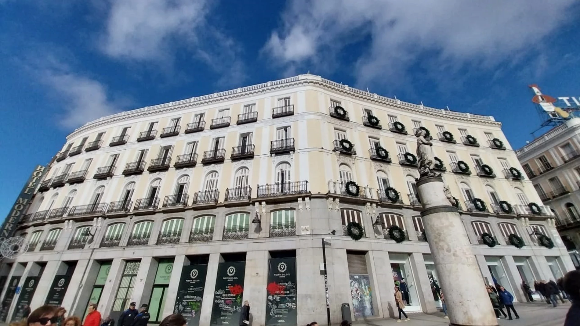 Edificio de El Corte Inglés en Puerta del Sol 9 y 10 EUROPA PRESS 01/12/2023