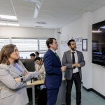 Fernández Mañueco y García Corral en el Centro de Supercomputación