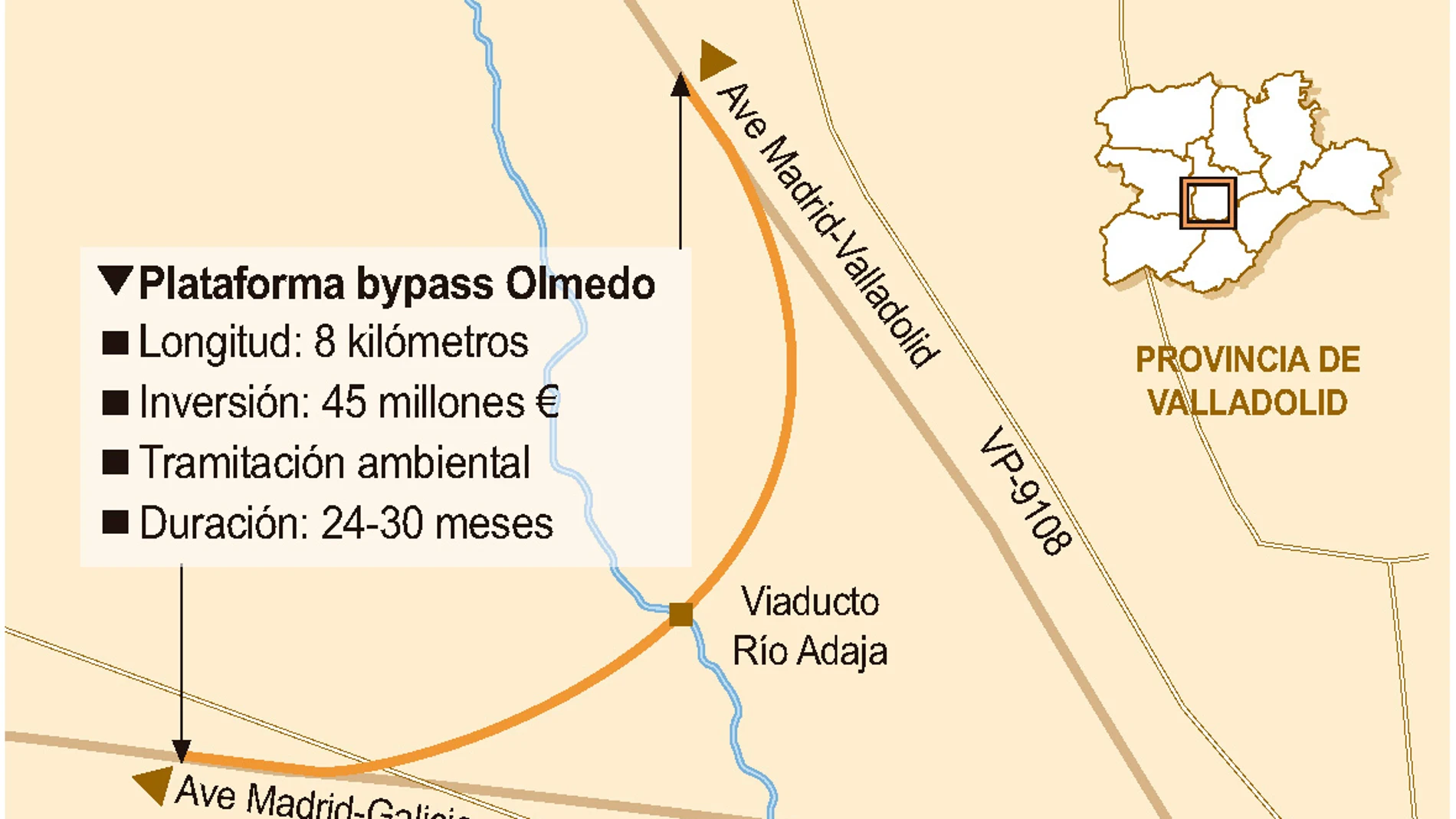 Infografía de la U prevista en Olmedo (Valladolid)