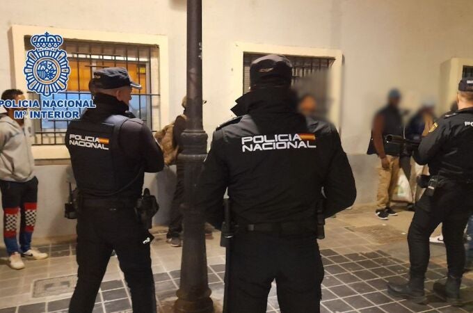 Intervención policial en el barrio de Orriols (Valencia)