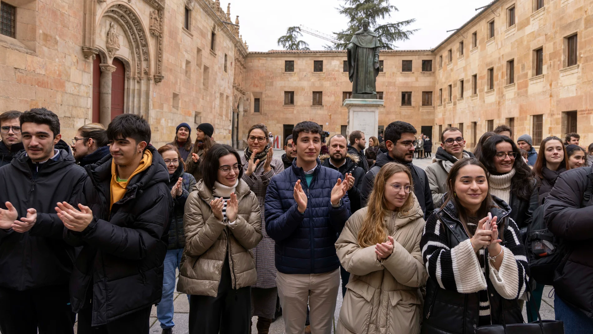 Manifestación de los universitarios salmantinos