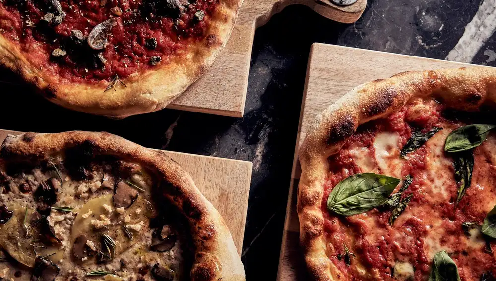 Selección de pizzas de Arrogante, el italiano más sofisticado de Madrid