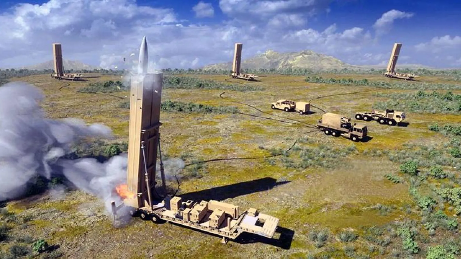 A principios de 2023, el Ejército estadounidense desplegó dos lanzadores de armas hipersónicas en Cabo Cañaveral (Florida)