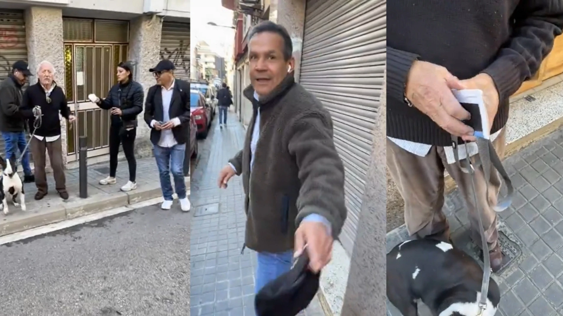 Ladrones en Barcelona roban a un anciano en plena calle