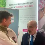 Enrique Criado, CEO de Ovohorse, charla sobre clonación equina con José Juan Morales, presidente de Ancce