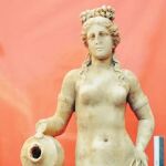 Imagen de la estatua de Afrodita hallada recientemente en Turquía