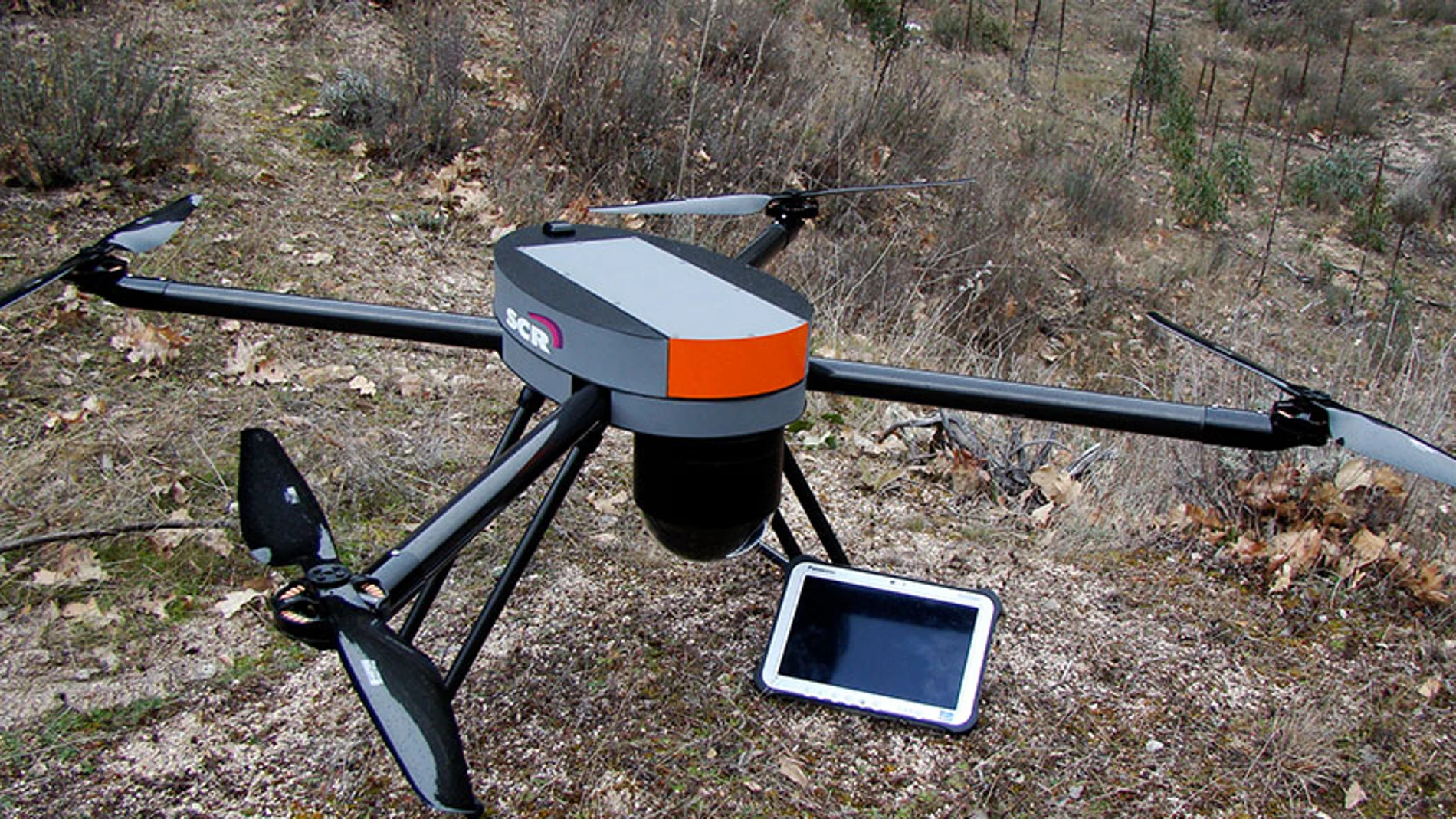 Una unidad del dron HUMMING-PROP
