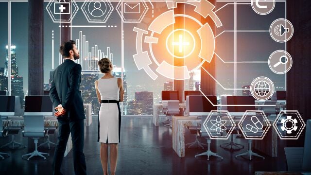 Tecnología, futuro, innovación y concepto de red.