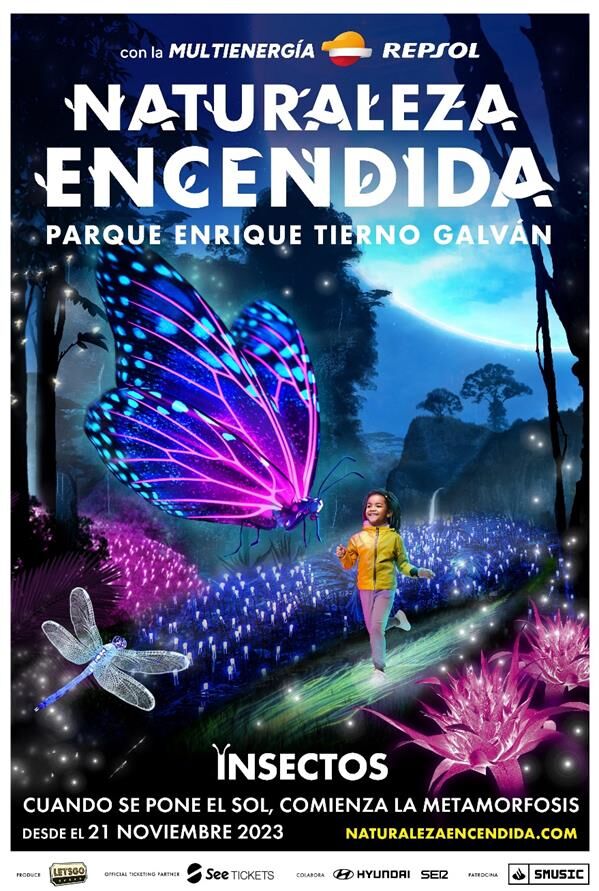 La nueva edición de Naturaleza Encendida se está celebrando en el Parque Enrique Tierno Galván