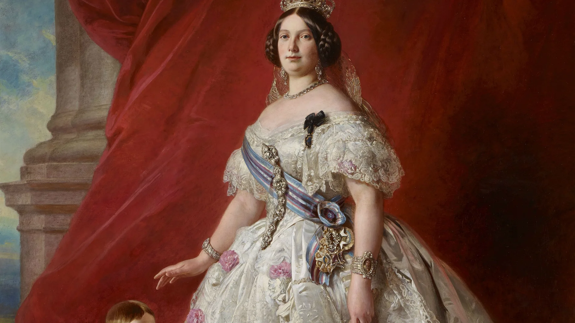 Isabel II por Franz Xavier Wintherhalter