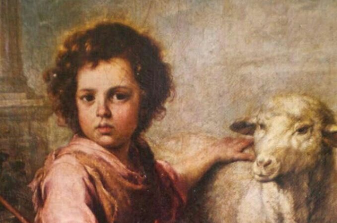  San Juan Bautista niño y el cordero, de Francisco de Goya