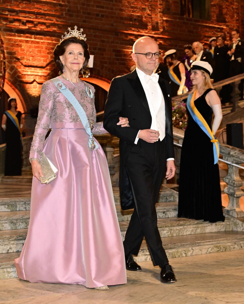 La Reina Silvia de Suecia.