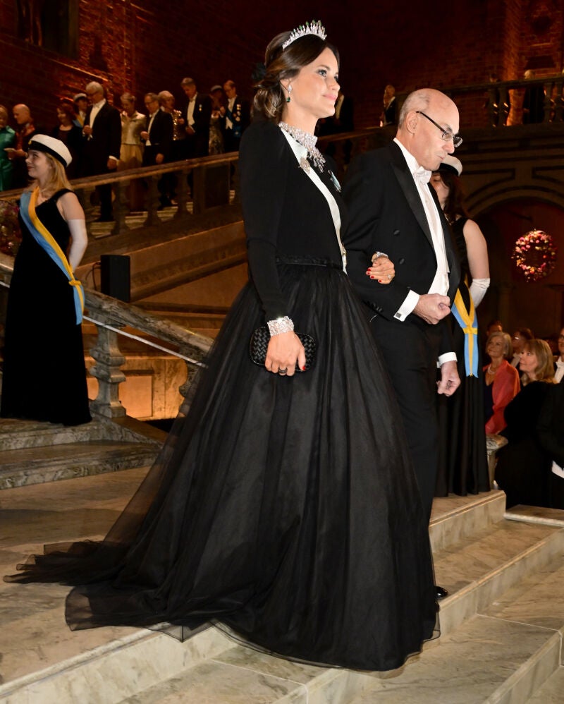 La Princesa Sofía de Suecia en los Nobels. 