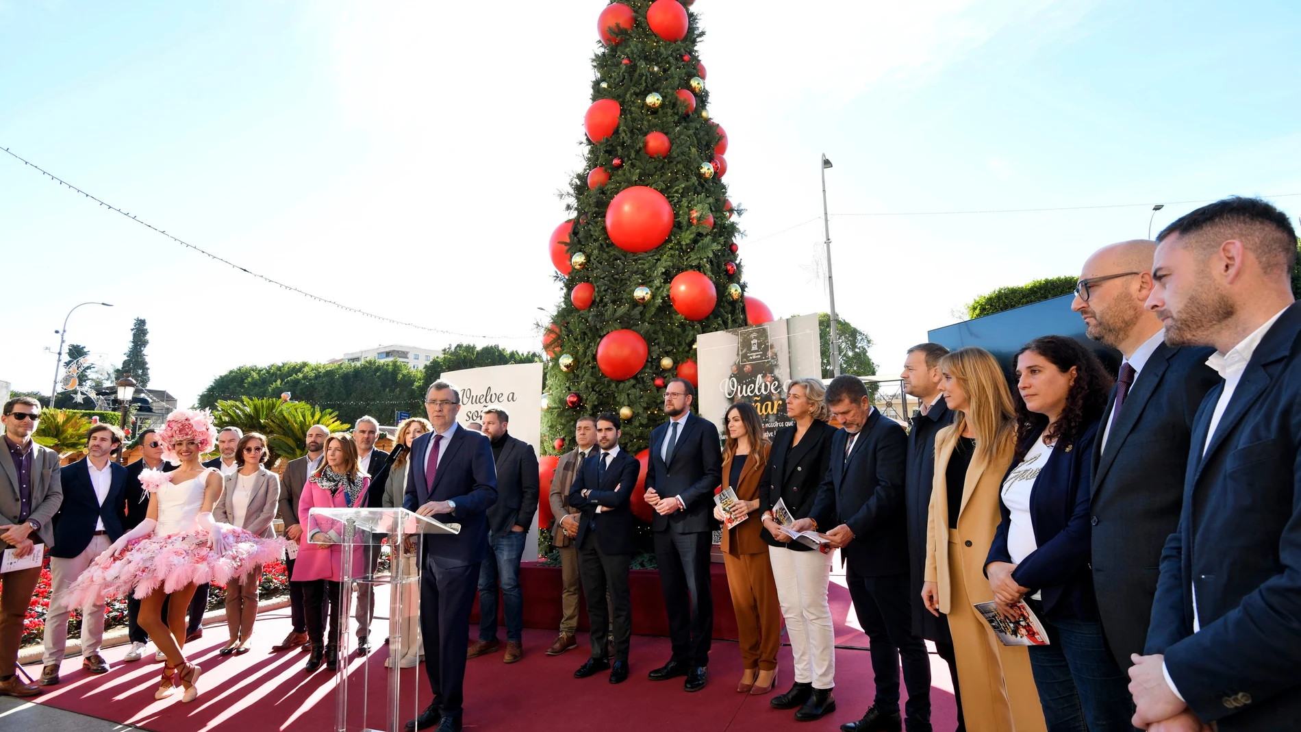 El alcalde presenta las Fiestas de Navidad y Reyes Magos 2023/204 en el municipio de Murcia JUANCHI LOPEZ 11/12/2023