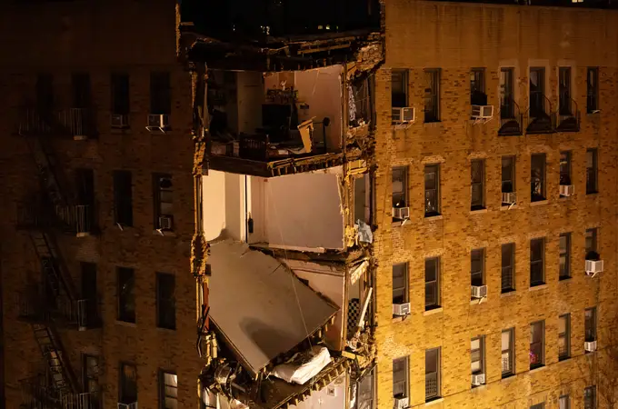 Un edificio de 47 apartamentos sufre un derrumbe en Nueva York